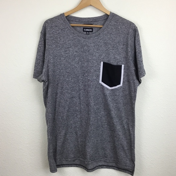 Carbon Other - Carbon Men's Grey Longer Length Tee Shirt XL